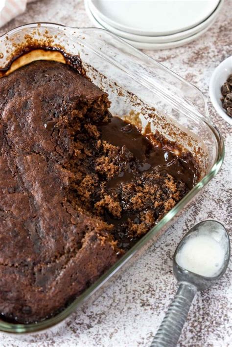 Easy Hot Fudge Chocolate Pudding Cake Moms Dinner