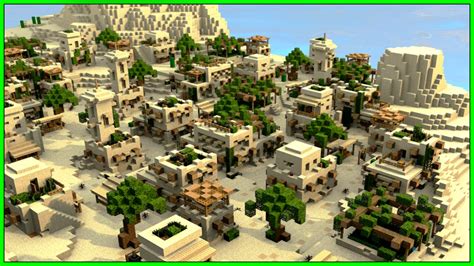 Epic Desert Village Transformation Minecraft Map