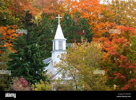 Church Fall Autumn Cross Hi Res Stock Photography And Images Alamy