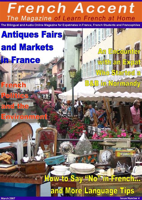 French Accent Magazine Bilingual English French Audio Online Magazine