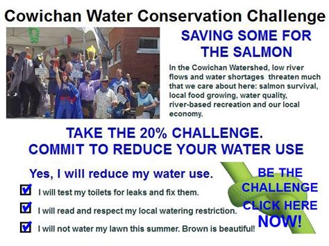 Cowichan Water Conservation Challenge Cowichan Watershed Board