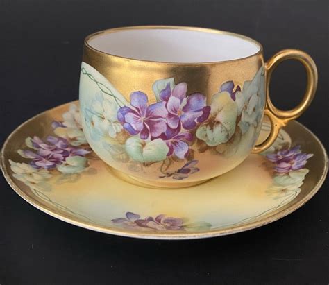 Mz Austria Victorian Teacup Saucer Tea Cups Antique Tea Cups Tea