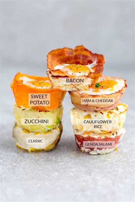 Low Carb Baked Egg Cups Life Made Keto