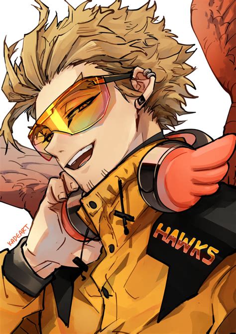 Hot Anime Hawks Bnha Fanart Hawk Fanart Ideas Hawk Hero Daddy Hero