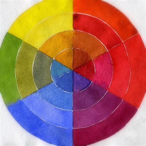 Color Wheel Painting At Explore Collection Of