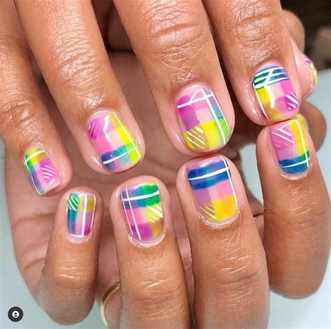 20 Beautiful Multi Colored Nails Trend 2022 Wonder Cottage