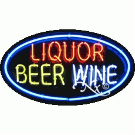 Arter Neon 14237 Flashing Neon Sign Liquor Beer Wine