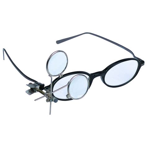 dual glass lens magnifying clip on magnifier 3 3x 5x 16 5x