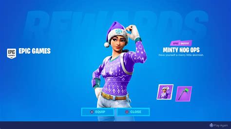 How To Get New Minty Nog Ops Skin In Fortnite New