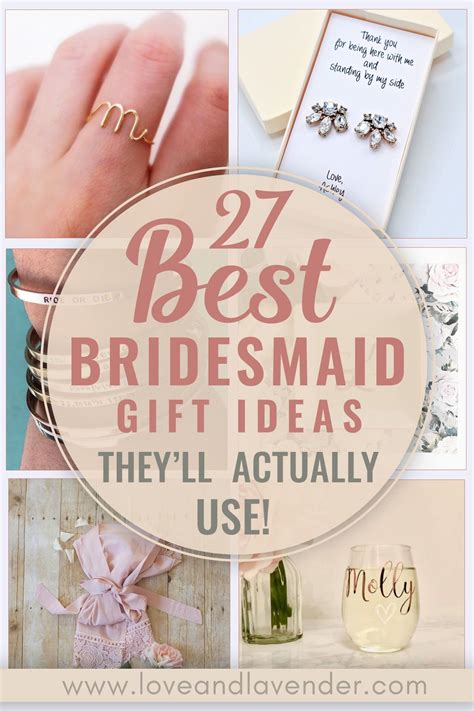 Best Bridesmaid Gift Ideas They Ll Actually Use Wedding Gifts