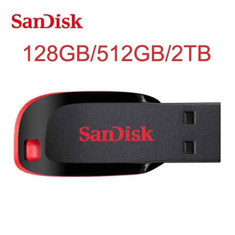 Buy Sandisk Cruzer Blade 2tb 2048gb 512gb 128gb Usb Flash Drive Usb20