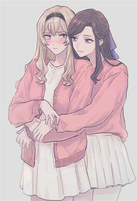Manga Yuri Lesbian Art Cute Lesbian Couples Friend Anime Anime Best Friends Anime Girlxgirl