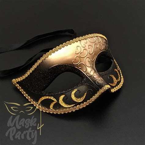 sale masquerade venetian eye glitter black gold gold masquerade mask mens masquerade