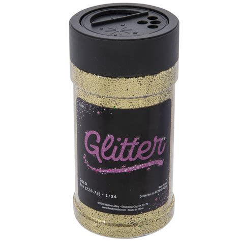Gold Glitter 8 Ounce Hobby Lobby 766451