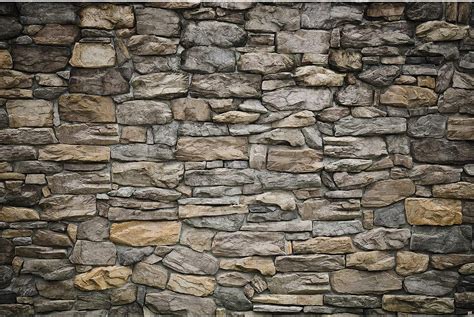 Wallpaper Grey Stonewal Wall Picture Decoration Wall
