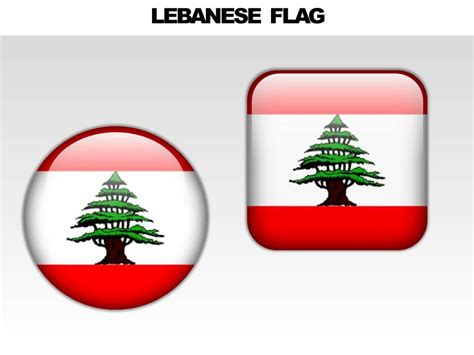 Lebanese Country Powerpoint Flags Powerpoint Slide Images Ppt