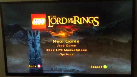 Lego Lord Of The Rings Xbox 360 1 Youtube