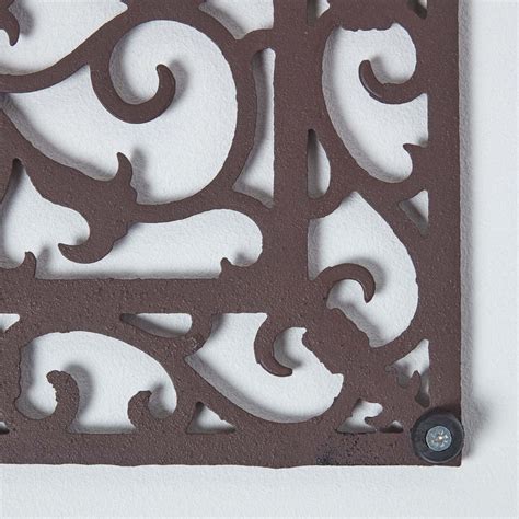 Import quality cast iron door mat supplied by experienced manufacturers at global sources. Cast Iron Door Mat Brown Rectangular Parisian Design