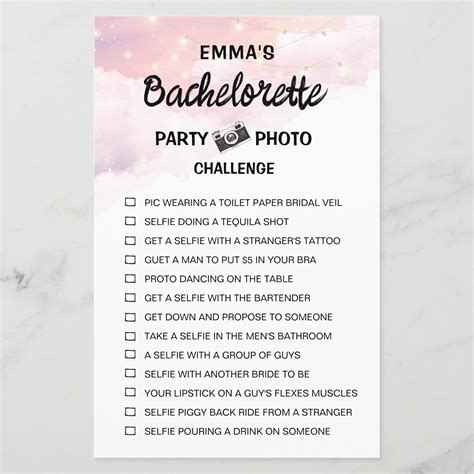 best bachelorette scavenger hunt free print details for weddings