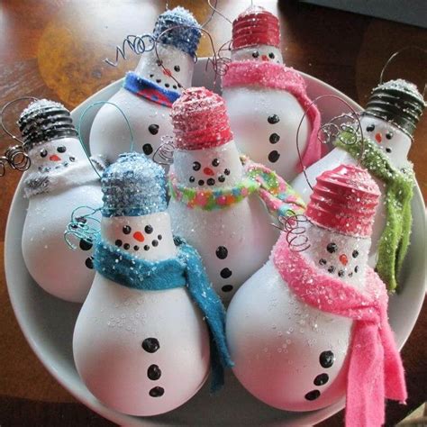 Diy Snowman Ornament Ideas