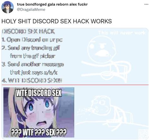 Holy Shit Discord Sex Hack Works Discord Sex Hack Know Your Meme
