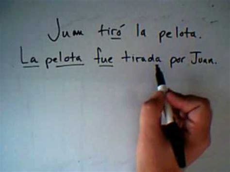 Maybe you would like to learn more about one of these? Passive Voice in Spanish - YouTube