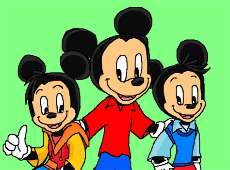 mickey mouse and morty and ferdie fieldmouse mickey and friends fan art 42961875 fanpop