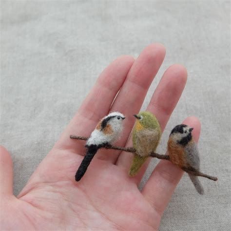 千種 Torikomono Twitter Needle Felting Projects Felt Birds Felt Art
