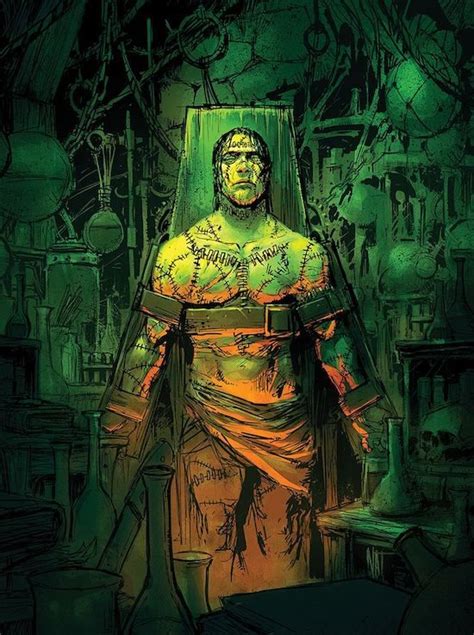 The Frankenstein Monster By Nat Jones Frankenstein Frankenstein Art