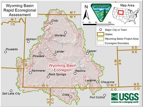 wyoming basin rapid ecoregional assessment map