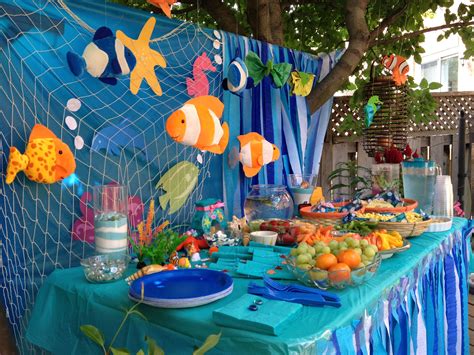 Decor For Under The Sea Theme Featuring Items Doug At The Dollar And