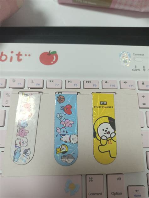 Bt21 Magnetic Bookmark Hobbies And Toys Stationery And Craft Other