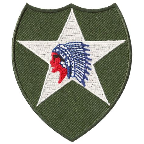Iron On Patch 2nd Infantry Division Us Army