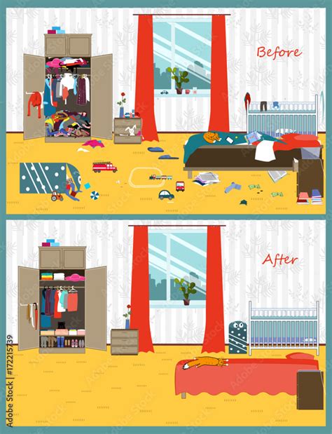 120 Kids Clean Room Illustrations Royalty Free Vector Graphics Clip