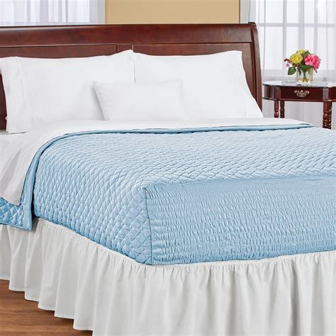 Lovely Quilted Design Bed Tite Mattress Blanket Collections Etc