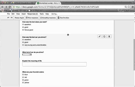 Google Forms Online Survey Tool Jan Youtube