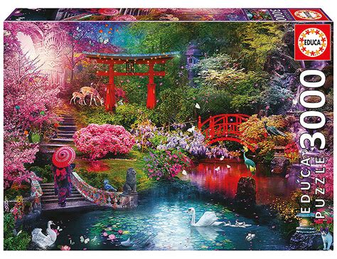 Educa Puzzle Japanischer Garten 3000teile Riesenpuzzle 3000 Teile