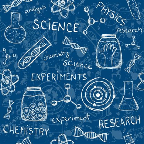 Scientific Experiments Seamless Pattern Stock Vector Image By ©kytalpa