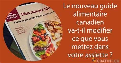 Le Guide Alimentaire Canadien 2019 - Anime Popullar