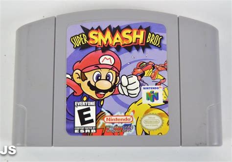 Super Smash Brothers Nintendo 64 Game Cartridge Nintendo Core