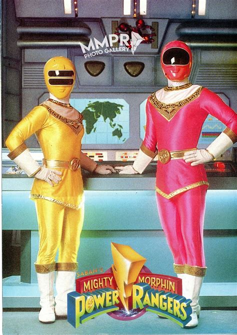 Zeo Ranger Girls Pink And Yellow Pink Power Rangers Power Rangers Power Rangers Zeo
