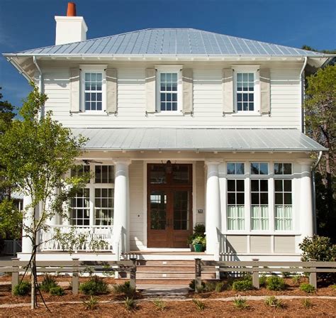 Gorgeous White Homes White Exterior Paint Colors Hello Lovely