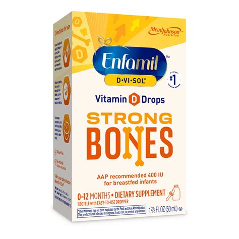 Enfamil D Vi Sol Vitamin D Supplement Drops Shop Multivitamins At H E B