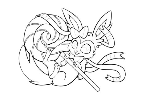 Sylveon Coloring Pages For Quick Educative Printable