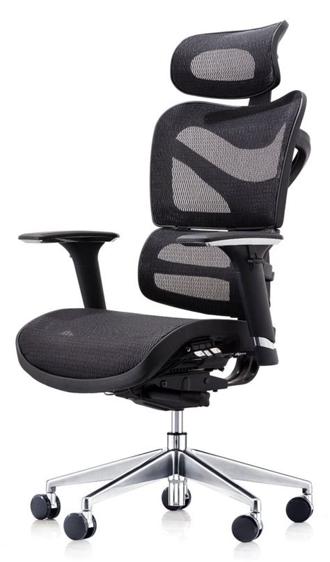 This stylish executive mesh chair with airflow fabric on the seat also has handy foldaway arms. New Executive Office Chair, Mesh, Fully Adjustable, With ...