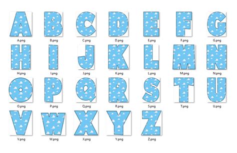 Toy Story Alphabet Cloud Alphabet Cloud Font Toy Story Etsy