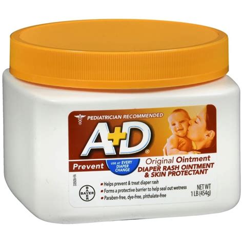 Ad Diaper Rash Ointment And Skin Protectant Original 16 Oz Medcare