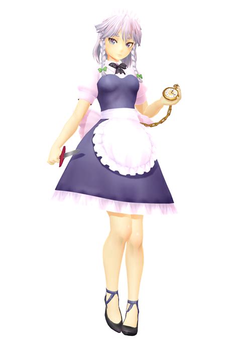 Mmd Touhou Montecore Styled Sakuya Izayoi Dl By Orientalcrimsonmmd On