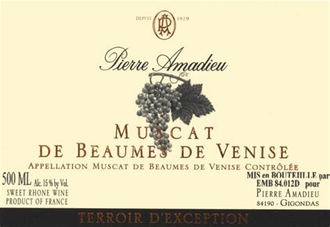 Harvesting is the process of gathering a ripe crop from the fields. Pierre Amadieu Muscat de Beaumes de Venise 2012 | Wine.com