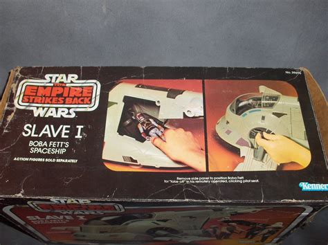 Vintage Kenner Star Wars Toys Slave I Boba Fetts Spaceship